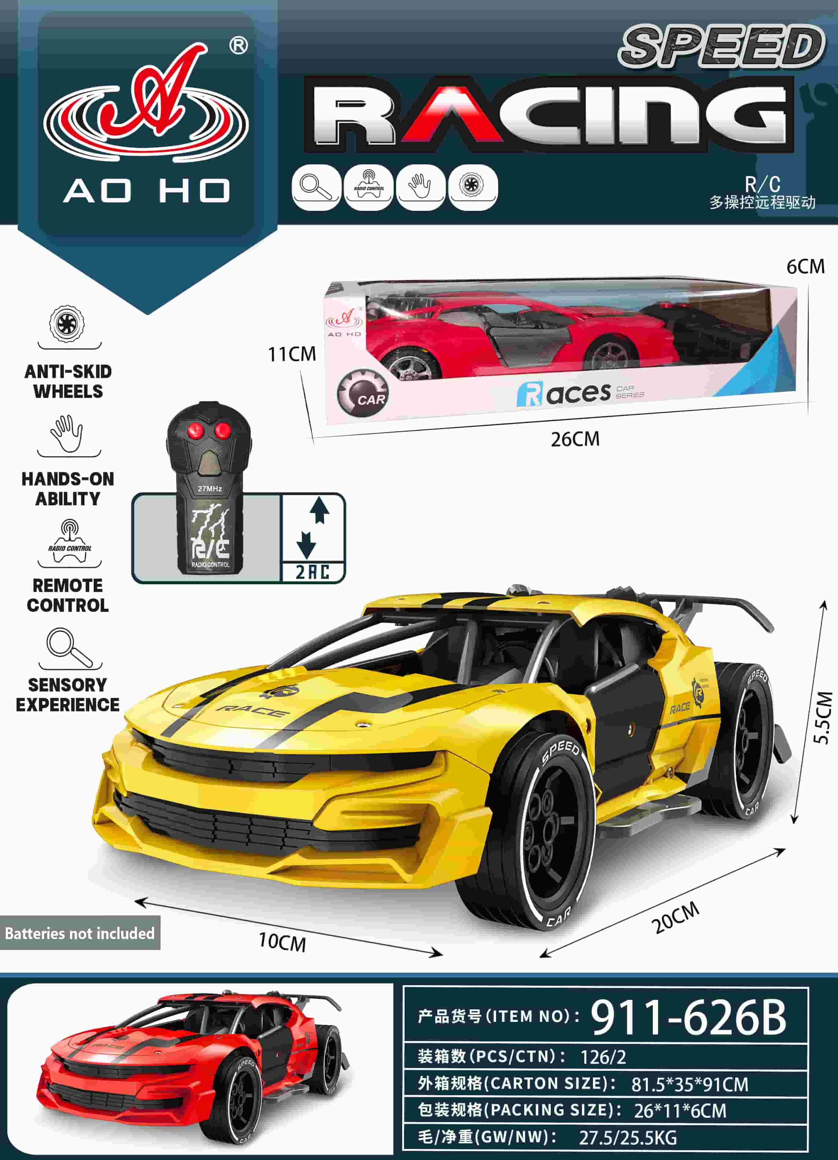 911-626AB 1:20 RC Racing Car