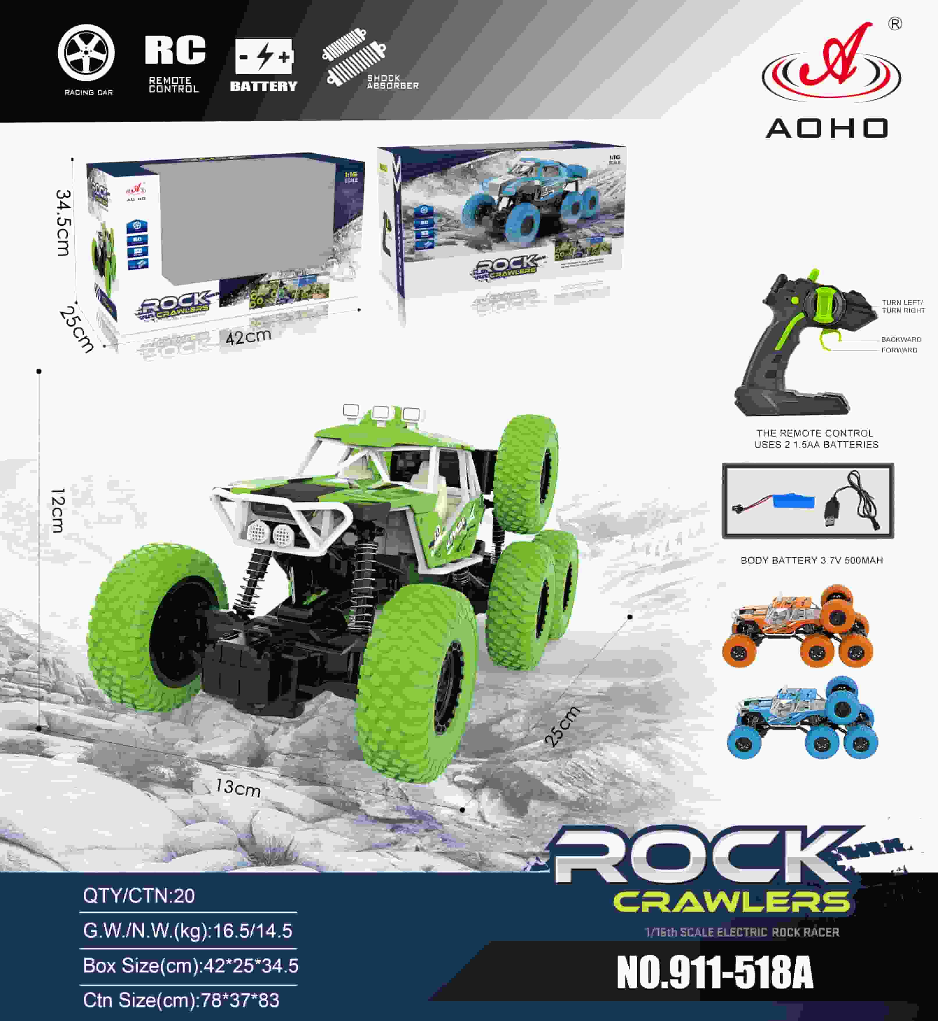 911-518A RC Climbing Car 911-518A RC Climbing Car