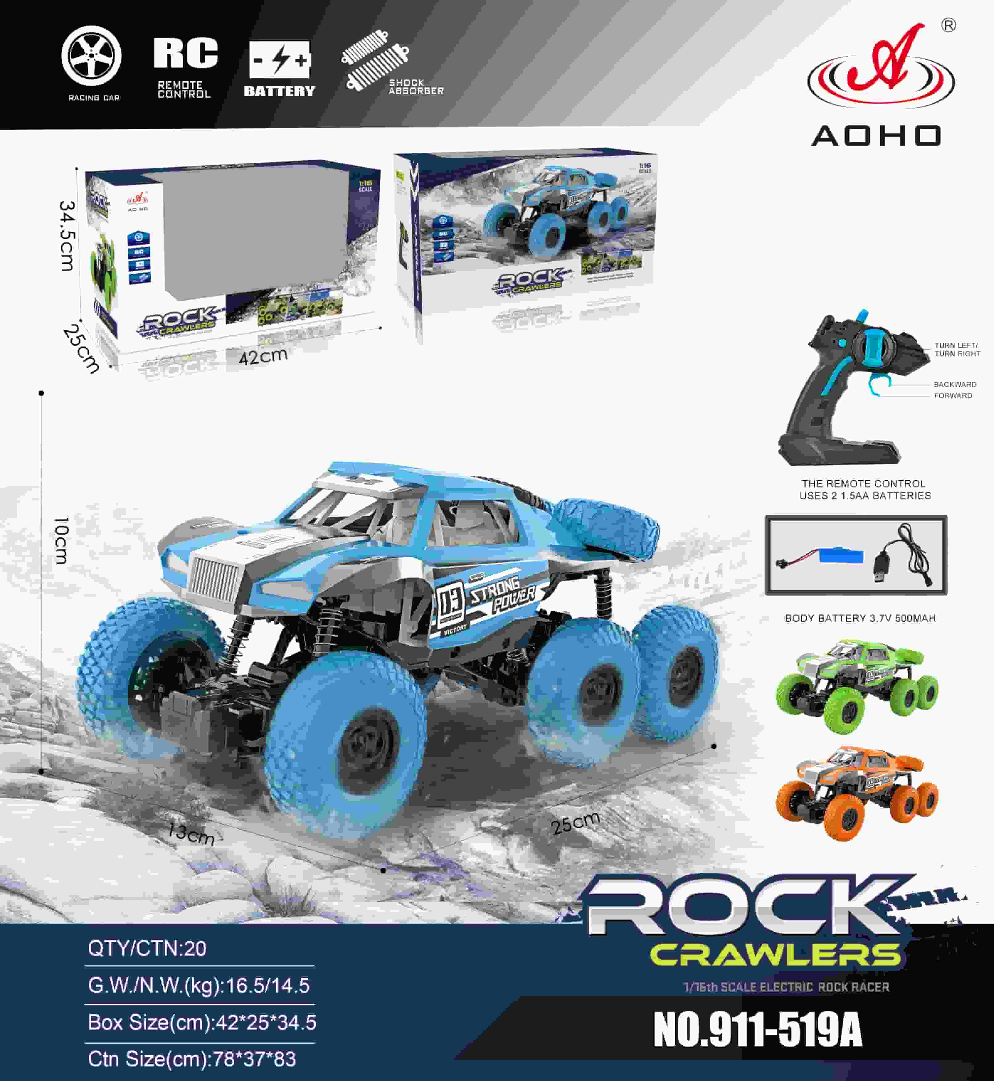 911-519A RC Climbing Car