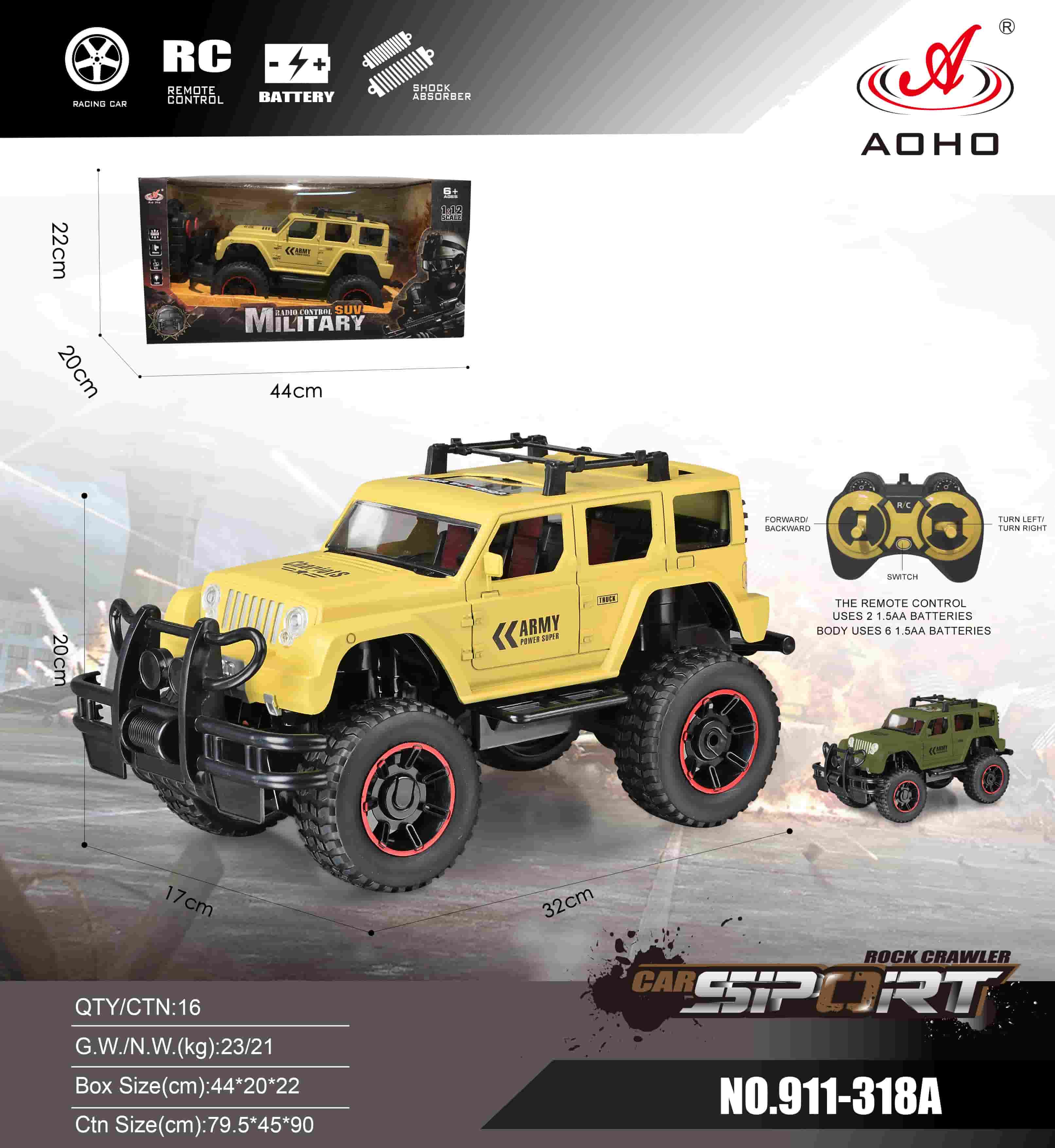 911-318A 1:12 RC Truck