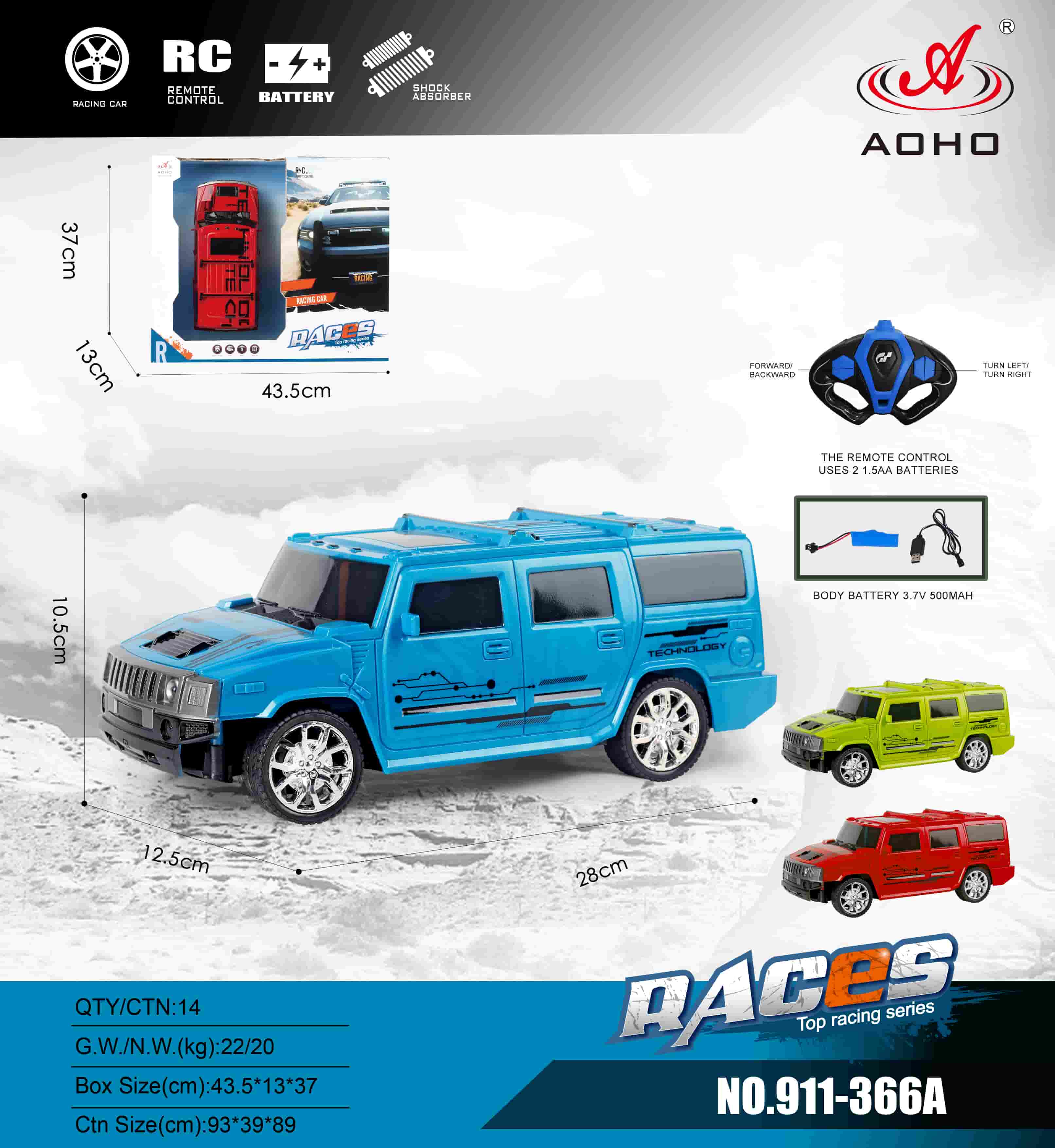 911-366A 1:14 RC Off-Roader 911-366A 1:14 RC Off-Roader
