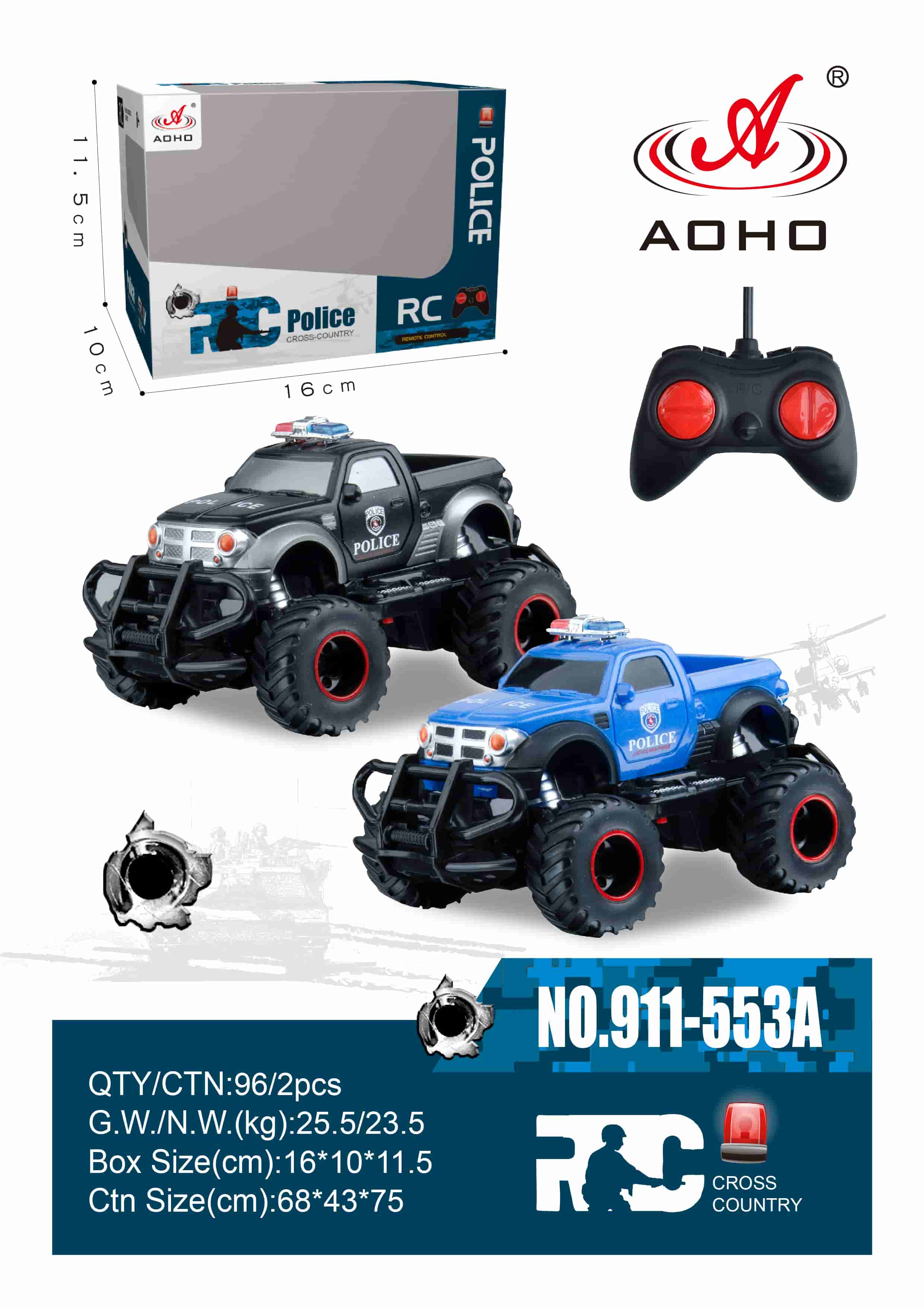 911-553A 1:43 RC Off-Roader
