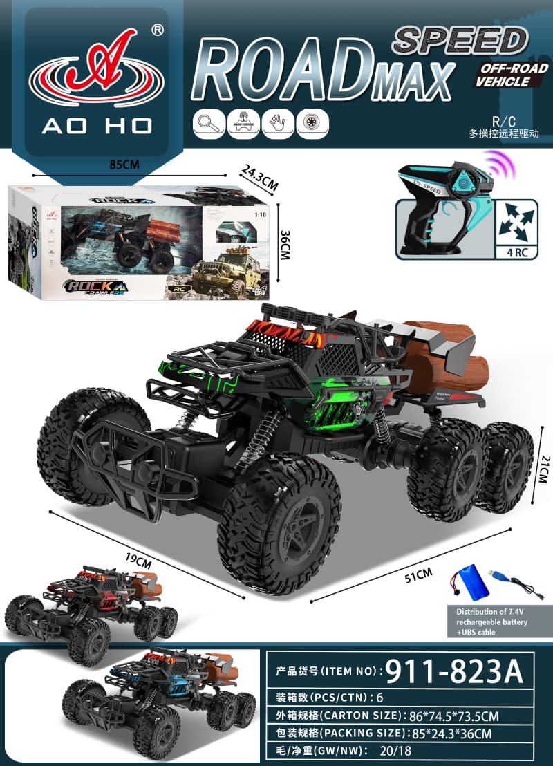 911-823A 1:8 RC Climbing Truck 911-823A 1:8 RC Climbing Truck
